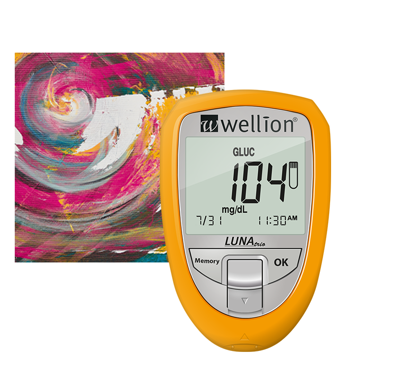 Glucometer machine (Wellion LUNA)