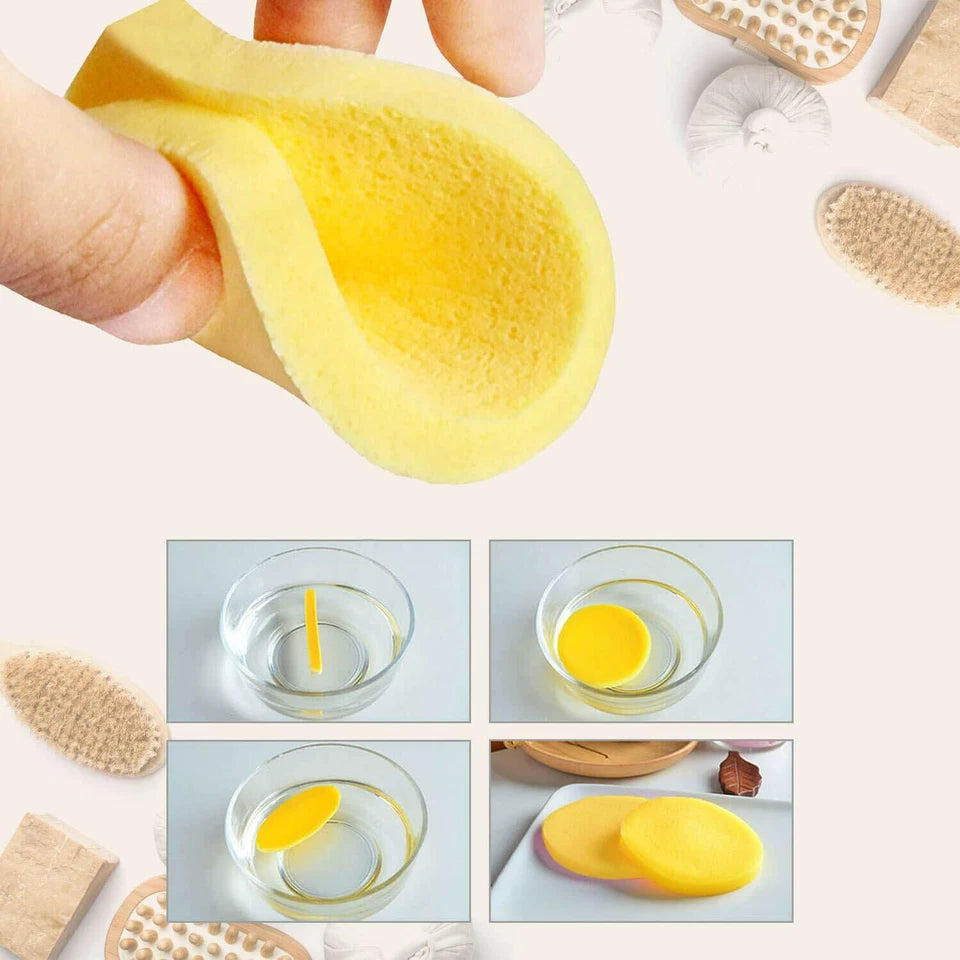 Facial Sponge Yellow / اسفنجة وجه صفراء