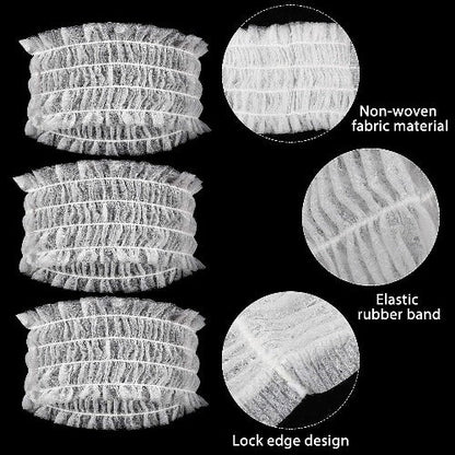 Disposable Headbands Soft - 100pcs / عصابات رأس للاستخدام مرة واحدة