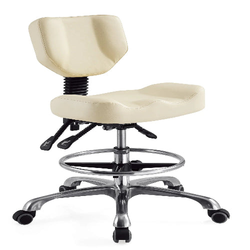 Stool with Back Rest(TS-3218)(Beige)