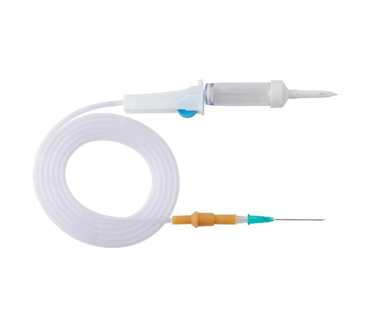 IV infusion set with needle - 25Pcs/Pkt / مجموعة التسريب الوريدي